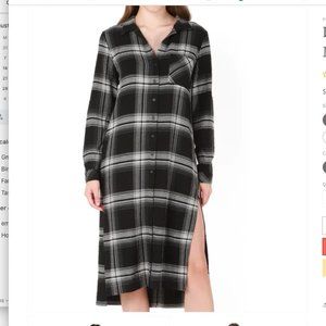 Vintage Plaid Duster or Dress - Bella Dahl